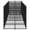 Outdoor Dog Kennel Steel 198.4 ftÂ²